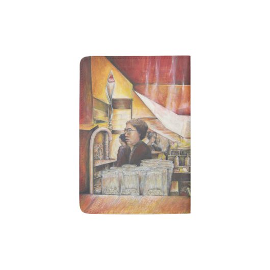 Luminous Equivalent of Passionate Emotions Passport Holder (Back)