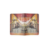 Luminous Equivalent of Passionate Emotions Passport Holder (Opened)