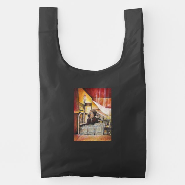 Luminous Equivalent of Passionate Emotions Reusable Bag (Front)