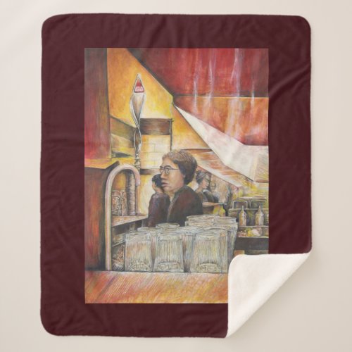 Luminous Equivalent of Passionate Emotions Sherpa Blanket