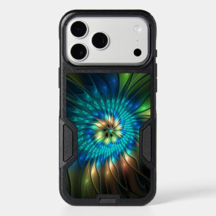 Luminous Fantasy Flower, Colorful Abstract Fractal iPhone 17 Pro Max Case