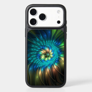 Luminous Fantasy Flower, Colorful Abstract Fractal iPhone 17 Pro Max Case