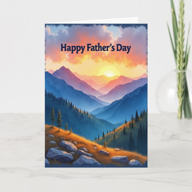 Luminous Fathers Day Range Card (Front)