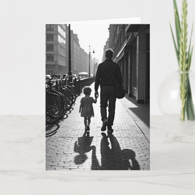 Luminous Fathers Day Walk Card (Front)