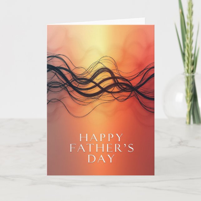 Luminous Fibers Fathers Day Card (Front)
