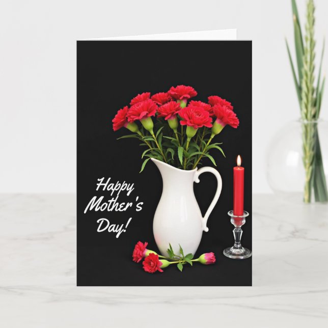 Luminous Flame Mothers Day Card (Front)