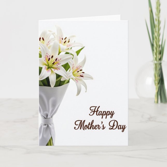 Luminous Floral Card (Front)