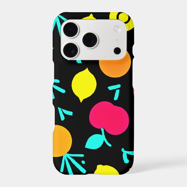 Luminous Fruit Fiesta Iphone Case (Back)