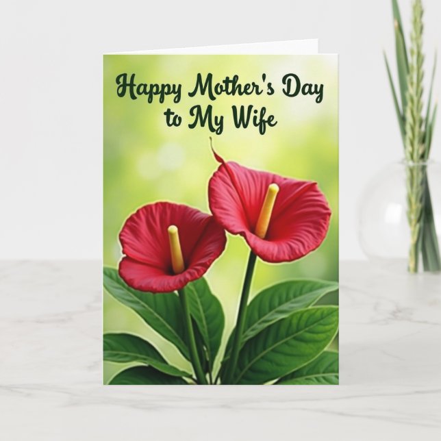 Luminous Garden Mothers Day Card (Front)