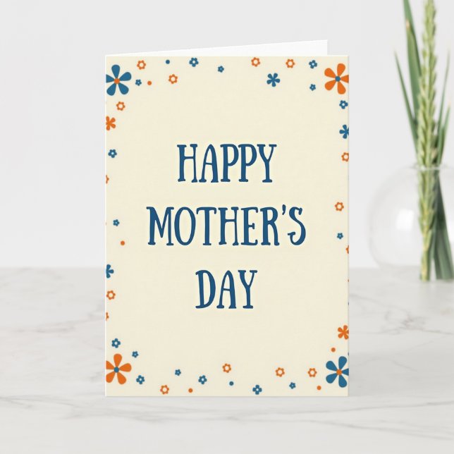 Luminous Happy Mothers Day Card (Front)