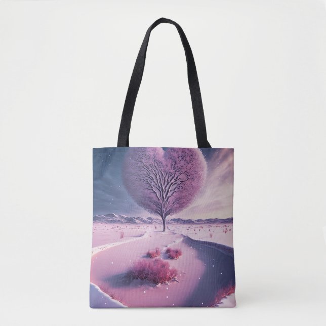 Luminous Heart of the Night Tote Bag (Front)
