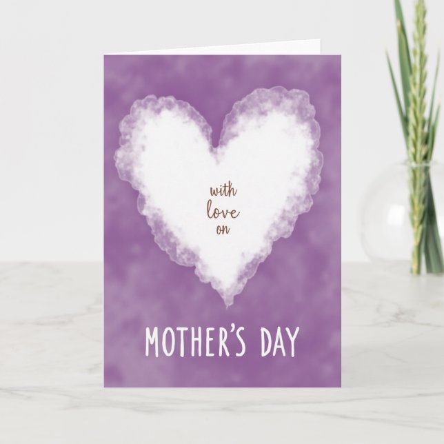 Luminous Hearts Mothers Day Card (Front)