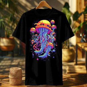 Luminous jellyfish Giant Colorful Jellyfish T-Shirt