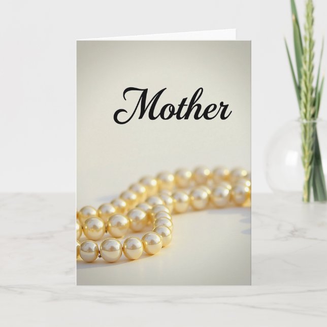Luminous Mother Pearls Card (Front)