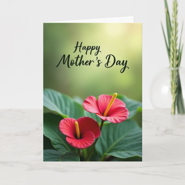 Luminous Mothers Day Bloom Card (Front)