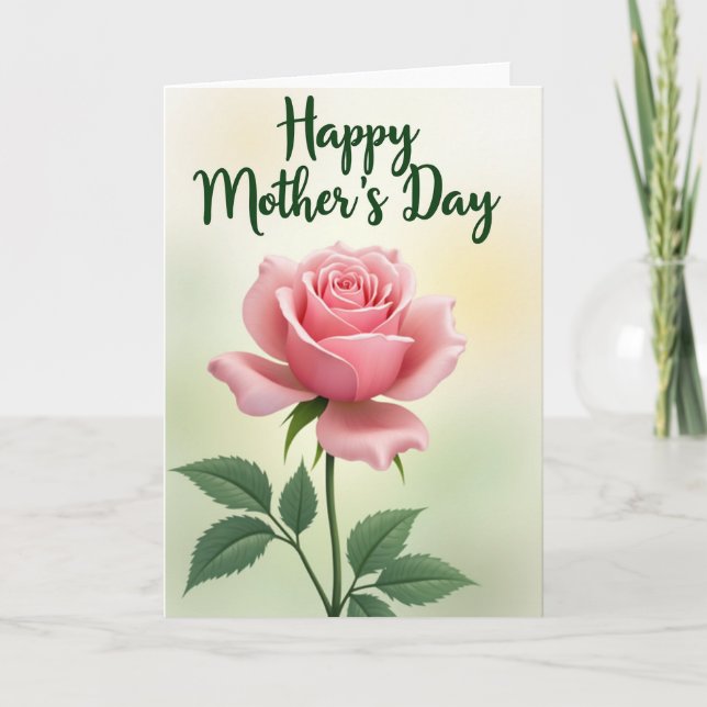 Luminous Mothers Day Garden Card (Front)
