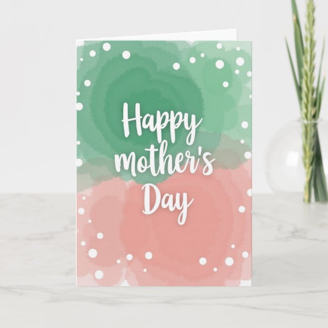 Luminous Mothers Day Greeting Card (Front)