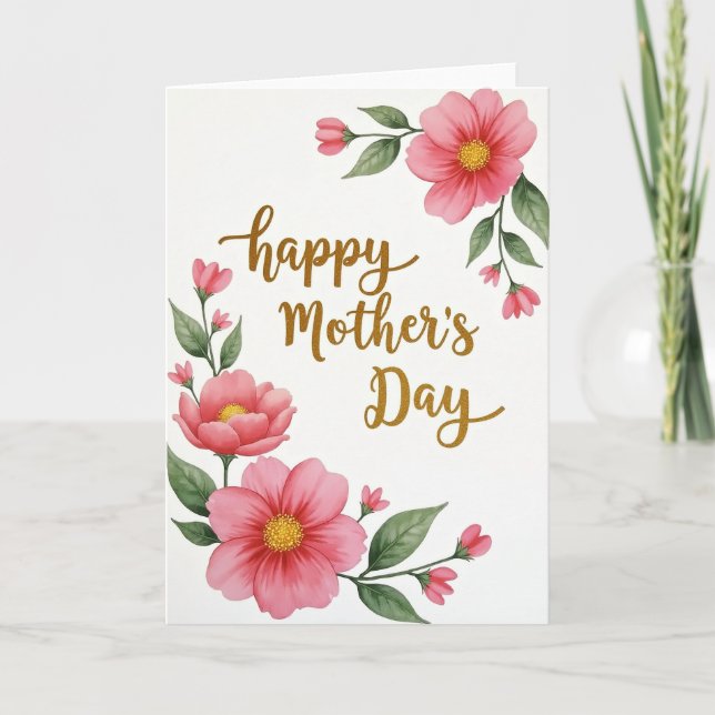 Luminous Mothers Day Script Card (Front)