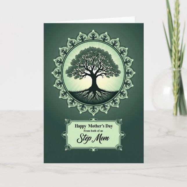 Luminous Mothers Day Tree Card (Front)