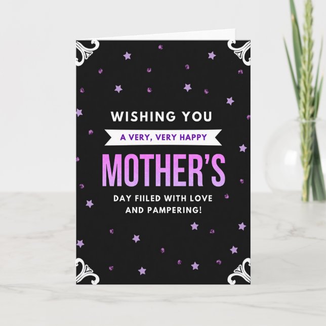 Luminous Mothers Day Wishes Card (Front)