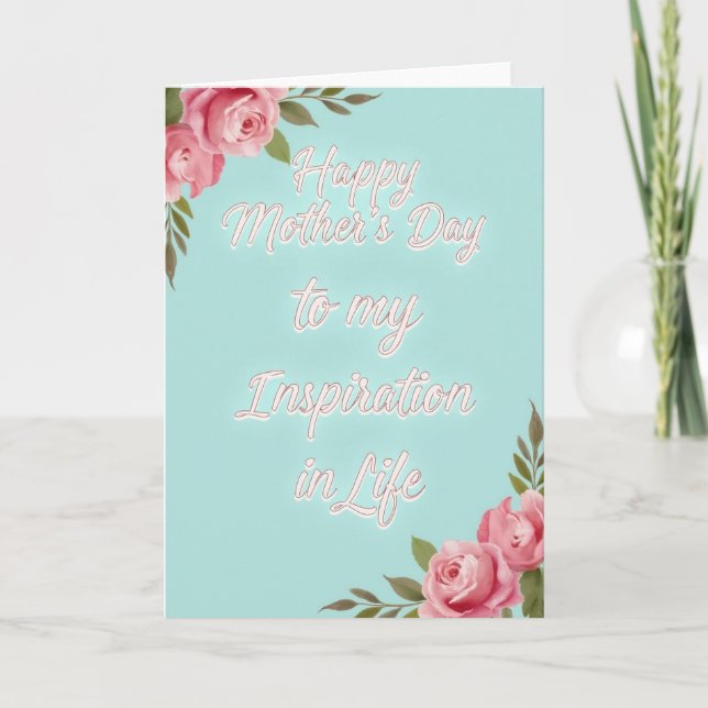 Luminous Mothers Love Card (Front)