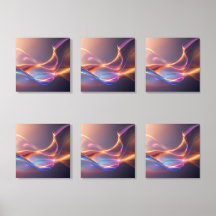 Luminous Multicolor Abstract Fluid Swirls