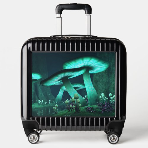 Luminous Mushrooms Pilot Case Luggage