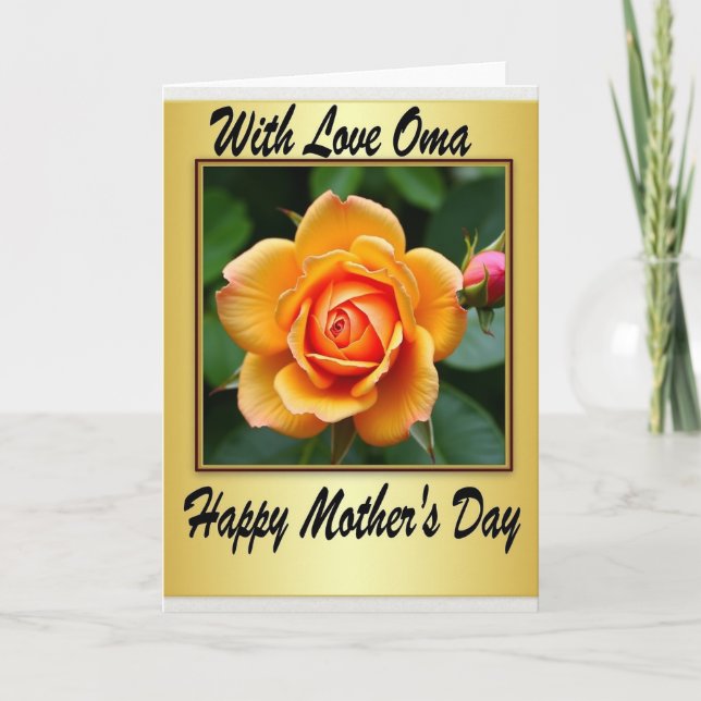 Luminous Panel Mothers Day Card (Front)