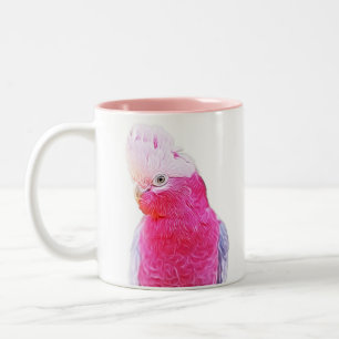 Luminous Parrot Bird Art Two-Tone Coffee Mug