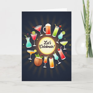 Luminous Party Birthday Card