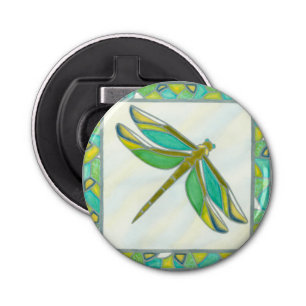 Luminous Pastel Dragonfly by Vanna Lam Bottle Opener