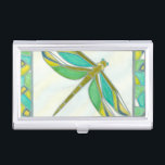 Luminous Pastel Dragonfly by Vanna Lam Business Card Case<br><div class="desc">Created by Vanna Lam this luminous dragonfly is painted in pastel colors. You may not find its like in nature,  but it is a stunning creation nonetheless. Order your print today!</div>