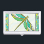 Luminous Pastel Dragonfly by Vanna Lam Business Card Case<br><div class="desc">Created by Vanna Lam this luminous dragonfly is painted in pastel colors. You may not find its like in nature,  but it is a stunning creation nonetheless. Order your print today!</div>