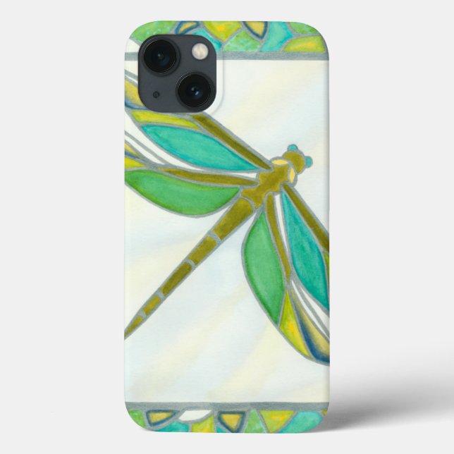 Luminous Pastel Dragonfly by Vanna Lam Case-Mate iPhone Case (Back)