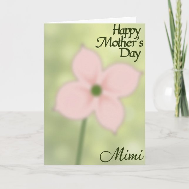 Luminous Pastel Mothers Day Card (Front)