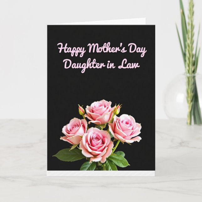 Luminous Pink Text Mother Card (Front)