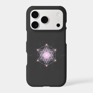 Luminous Sacred Geometry Star Pattern iPhone 17 Pro Case