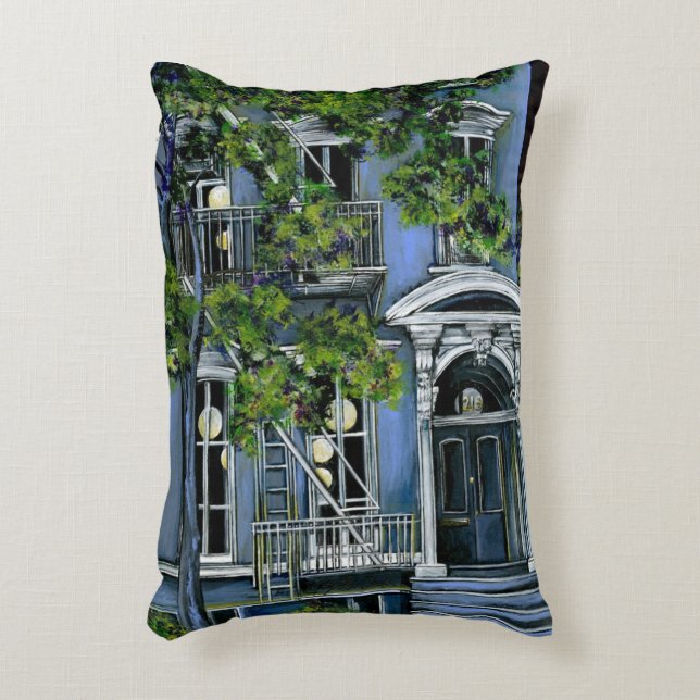 Luminous Shere from Within, New York City Accent Pillow (Front(Vertical))