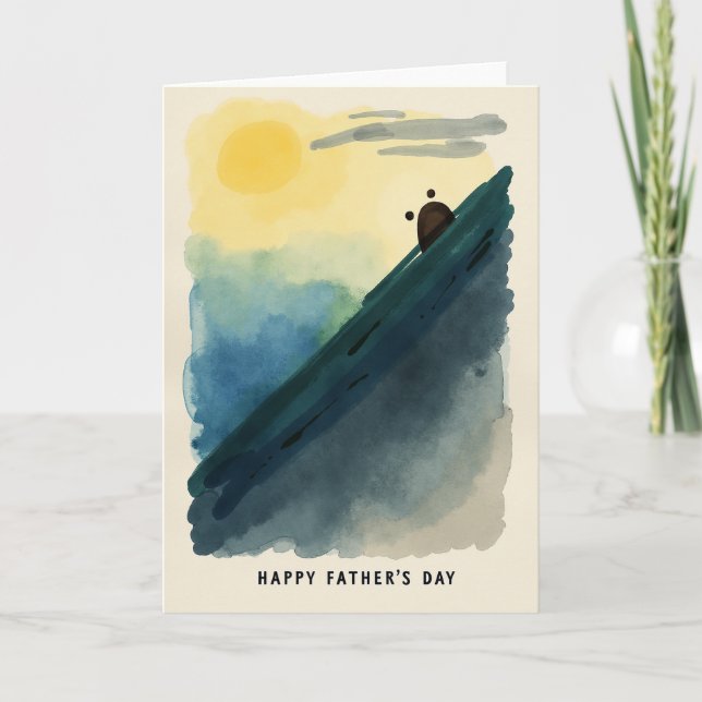 Luminous Sky Fathers Day Card (Front)