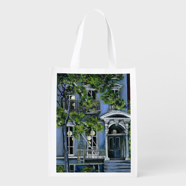 Luminous Sphere from Within, New York City Grocery Bag (Back)