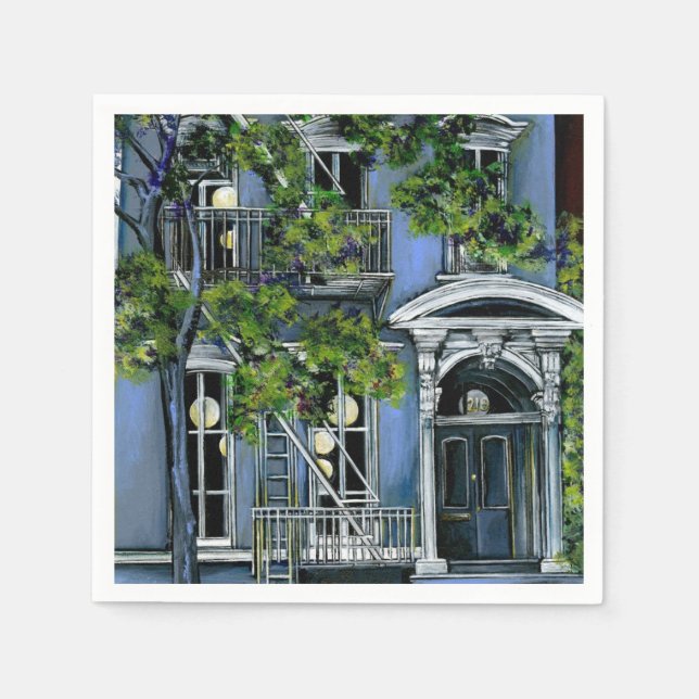 Luminous Sphere from Within, New York City Paper Napkins (Front)