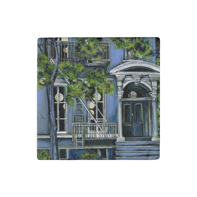 Luminous Sphere from Within, New York City Stone Magnet (Front)