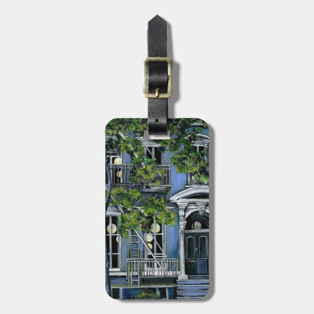 Luminous Spheres from within Luggage Tag (Front Vertical)