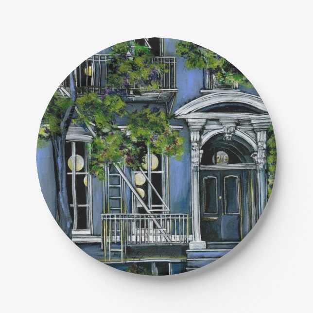 Luminous Spheres from Within Paper Plates (Front)