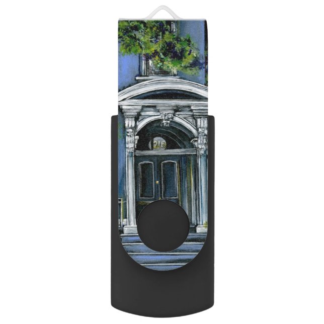 Luminous Spheres from Within USB Flash Drive (Back (Vertical))