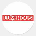 Luminous Stamp Classic Round Sticker