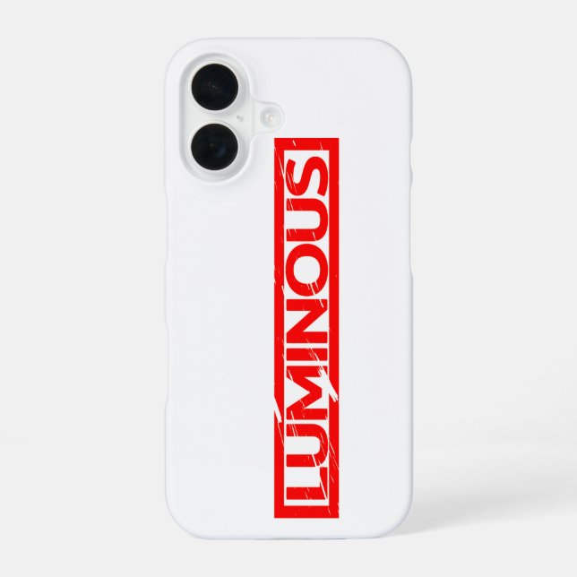 Luminous Stamp Iphone Case (Back)