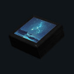 Luminous Stars Gift Box<br><div class="desc">Scenic image of the icy north as seen at night.  Shining stars and celestial forms can be seen twinkling overhead,  glowing and luminous. They brighten the rocky terrain down below. Dark blue shadows are cast on the rocks and ice in the distance.</div>