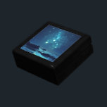Luminous Stars Gift Box<br><div class="desc">Scenic image of the icy north as seen at night.  Shining stars and celestial forms can be seen twinkling overhead,  glowing and luminous. They brighten the rocky terrain down below. Dark blue shadows are cast on the rocks and ice in the distance.</div>