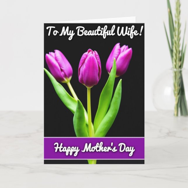 Luminous Stem Mothers Day Card (Front)